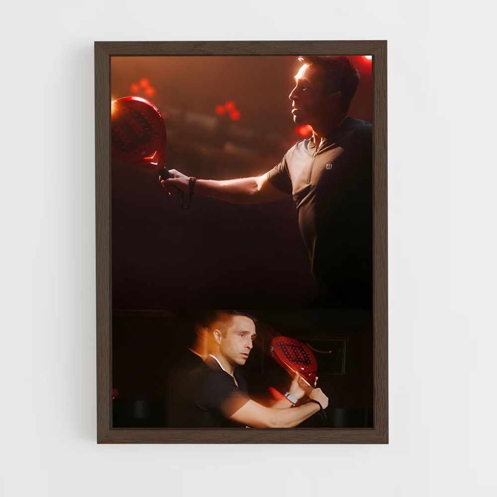 Poster Ace of Red – affiche Padel (vue 5)